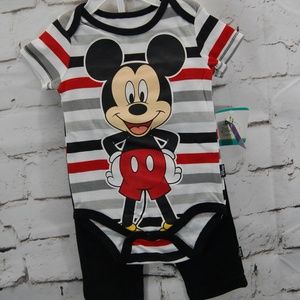 Infant 2 pc. Mickey Mouse body suit